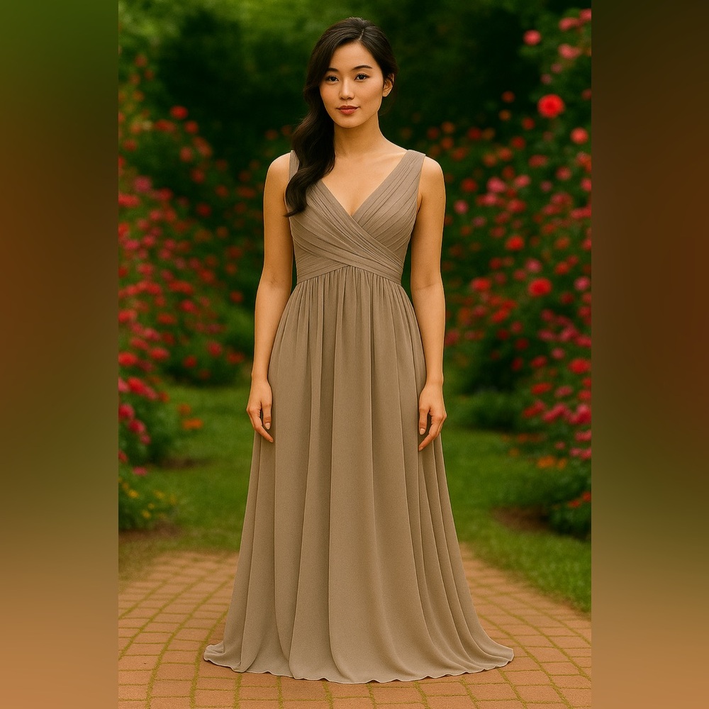 HOST PICK 🔥⚡️ Elegant Taupe Goddess Gown